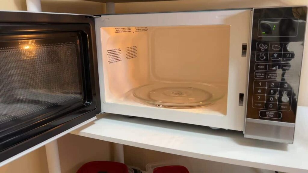 Микроволновка после мытья