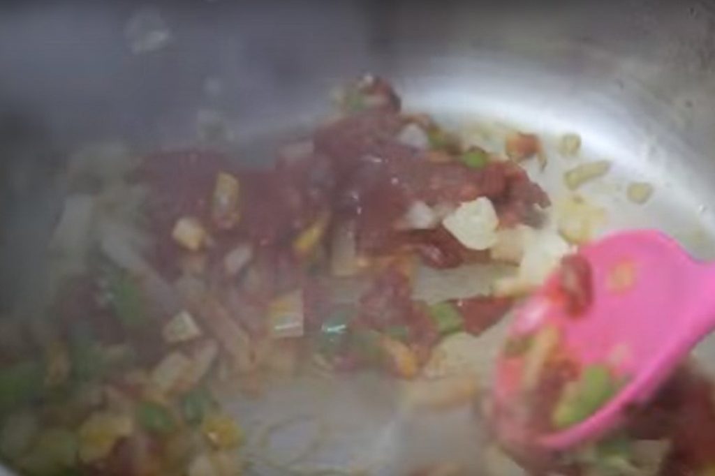 Томатный суп с фрикадельками — пошаговый рецепт, шаг 5
