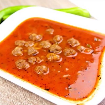 Суп с фрикадельками - пошаговый рецепт, основное фото