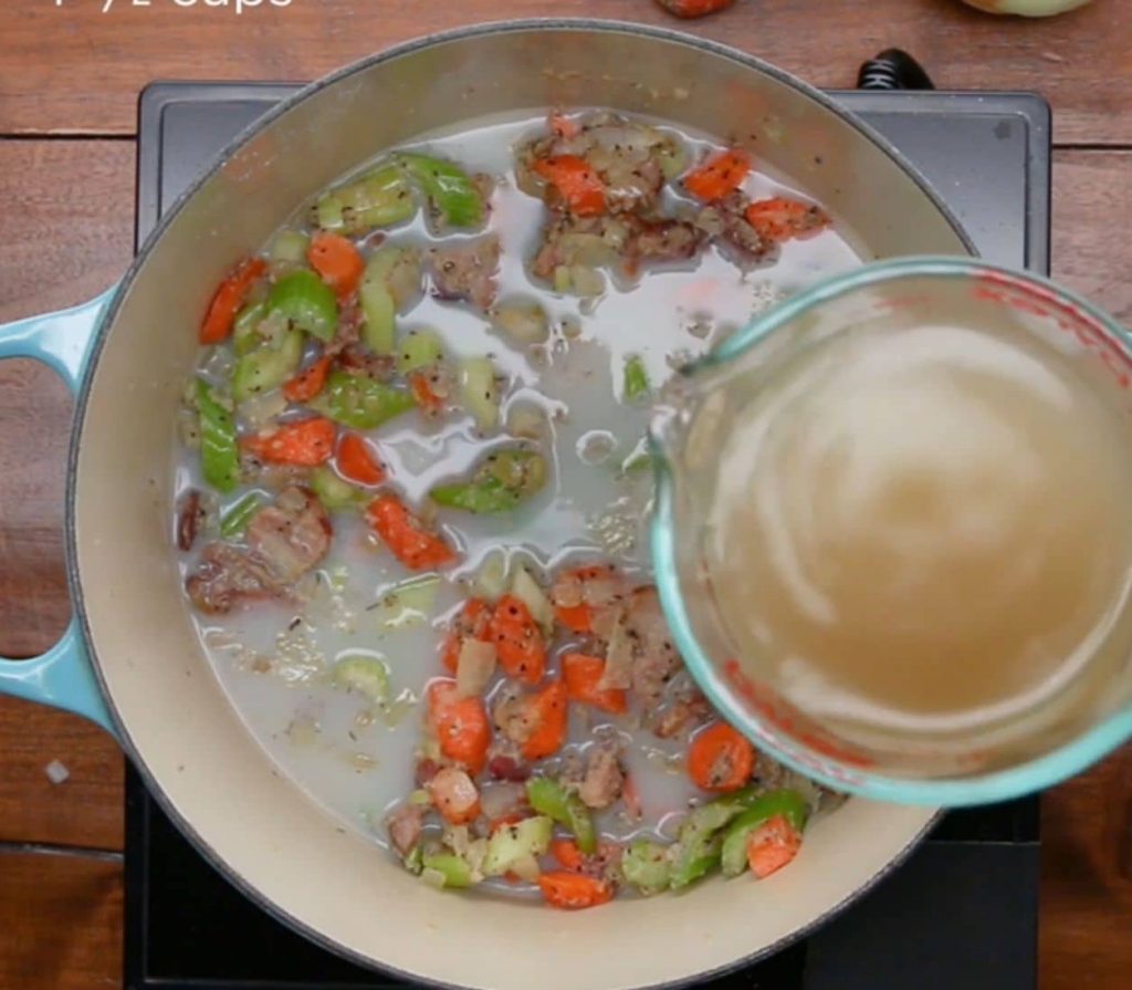 Сырный суп с морепродуктами — пошаговый рецепт, шаг 3