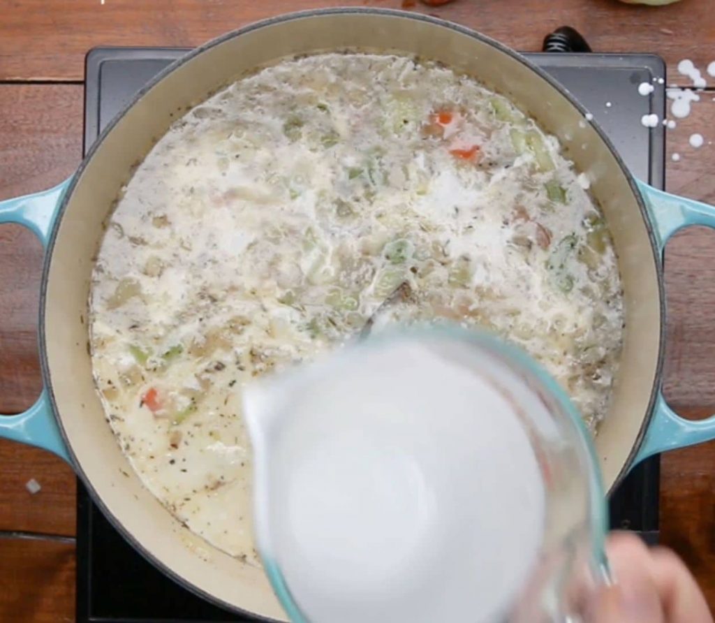 Сырный суп с морепродуктами — пошаговый рецепт, шаг 4
