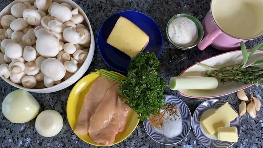 Жульен с курицей и грибами — пошаговый рецепт, шаг 1