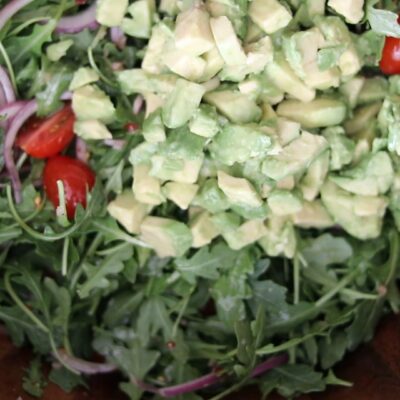 Салат из рукколы — пошаговый рецепт, шаг 5