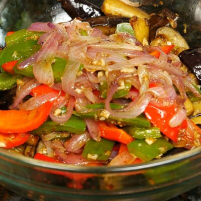 Салат из баклажан — пошаговый рецепт, шаг 4