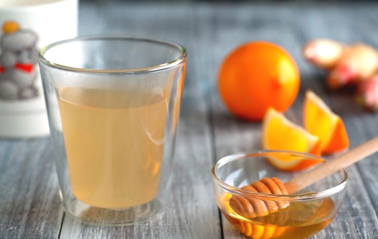 Имбирный чай — пошаговый рецепт, основное фото