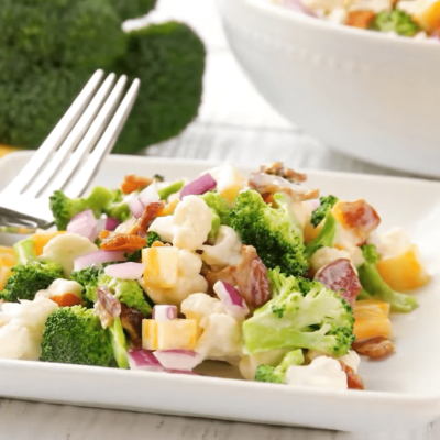 Салат из цветной капусты - пошаговый рецепт, основное фото