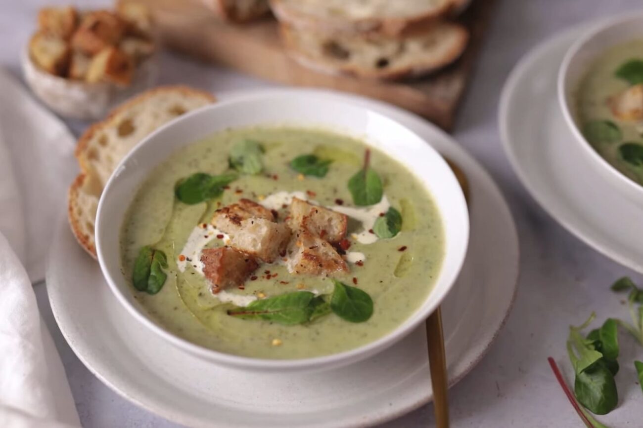 Суп-пюре из брокколи — пошаговый рецепт, основное фото