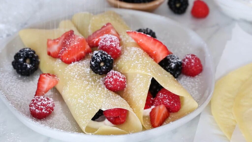 Блинчики с маскарпоне и клубникой — recipe steps, step 5