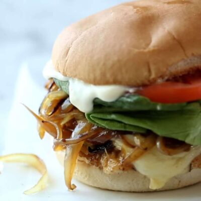 Бургер с курицей — пошаговый рецепт, основное фото