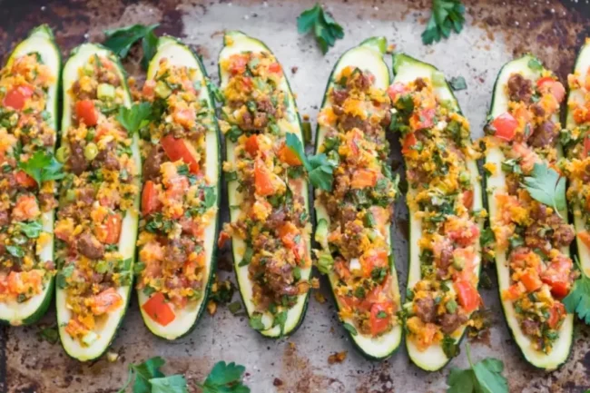 Фаршированные кабачки
