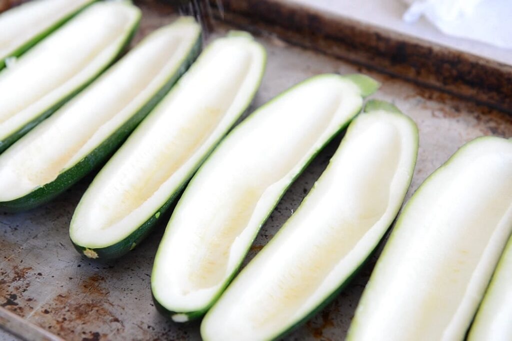 Фаршированные кабачки — recipe steps, step 1