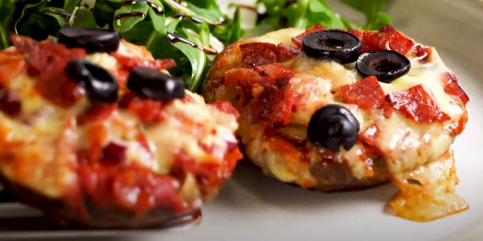 Фаршированные шампиньоны — recipe steps, main photo