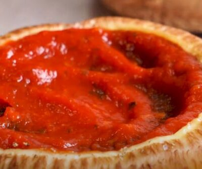 Фаршированные шампиньоны — recipe steps, step 2