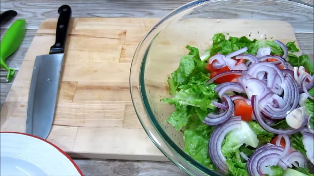 Греческий салат без маслин — recipe steps, step 3