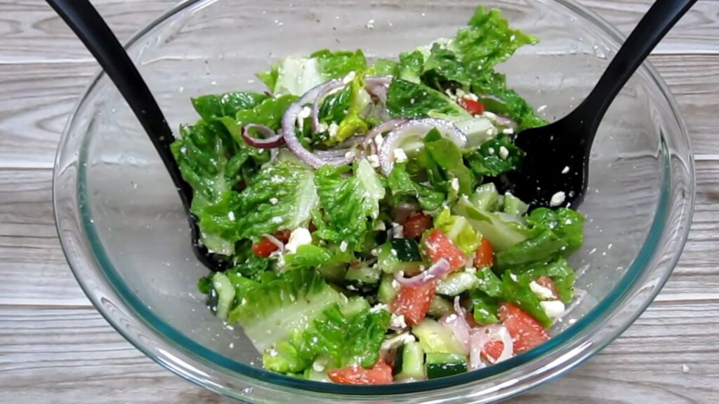 Греческий салат без маслин — recipe steps, step 5