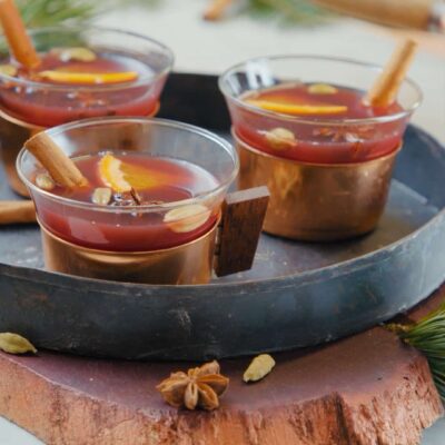 Классический глинтвейн с апельсином — пошаговый рецепт, основное фото