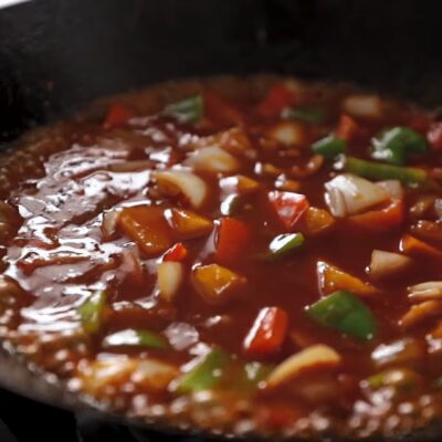 Курица в кисло-сладком соусе — recipe steps, step 6