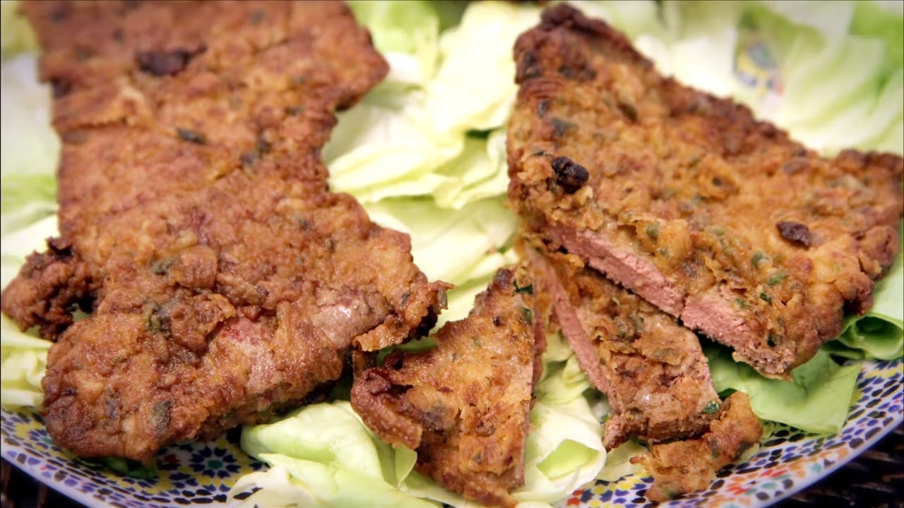 Лангет из печени — recipe steps, main photo