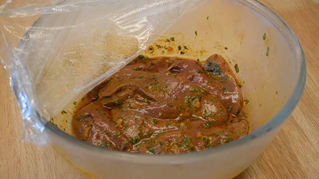 Лангет из печени — recipe steps, step 2