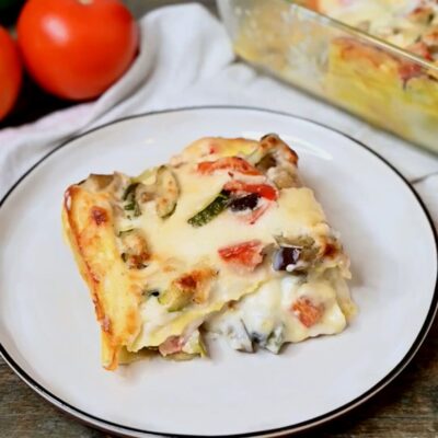 Вегетарианская лазанья — пошаговый рецепт, основное фото