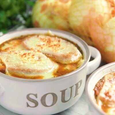 Луковый суп — пошаговый рецепт, основное фото