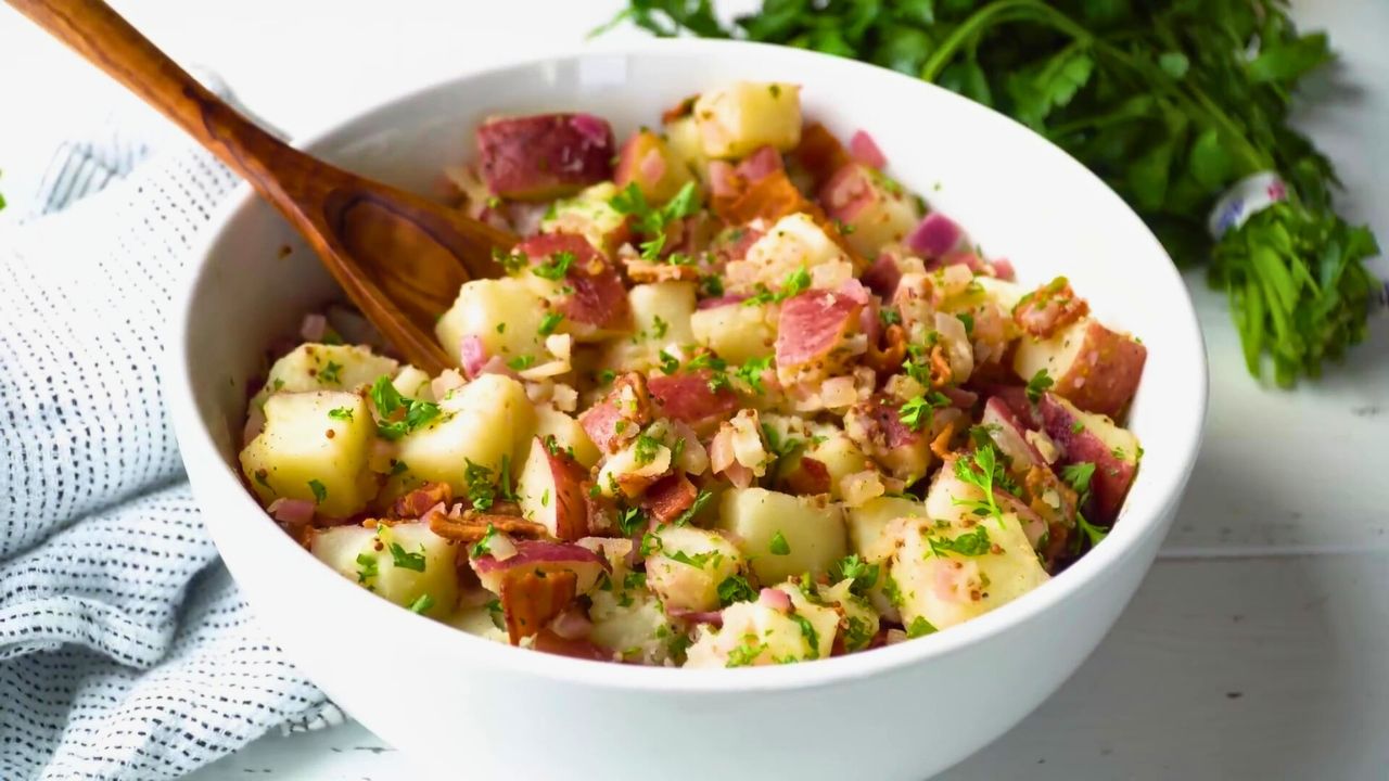 Немецкий картофельный салат — recipe steps, main photo