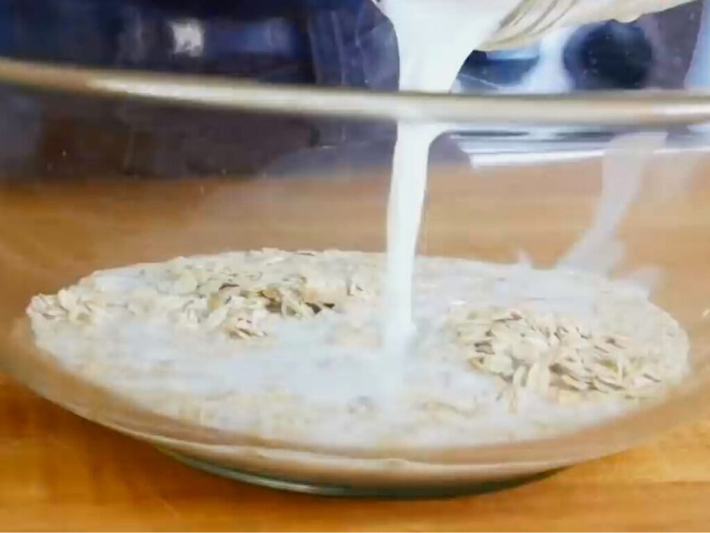 Овсяные панкейки — recipe steps, step 1