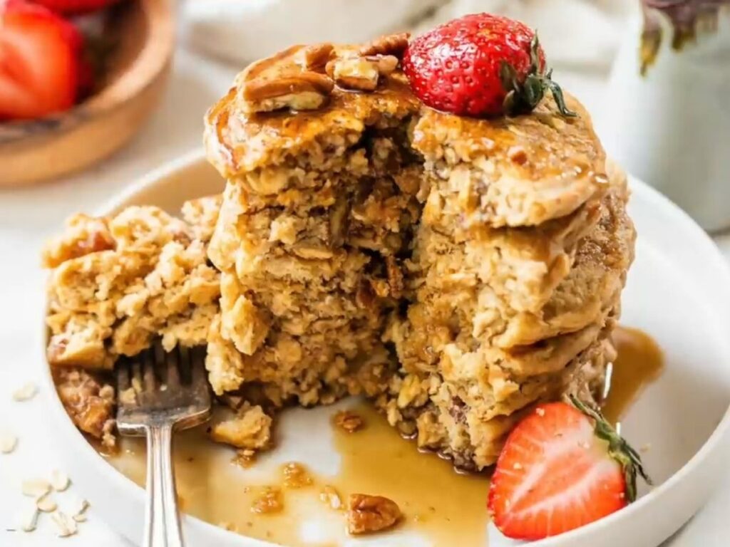 Овсяные панкейки — recipe steps, step 8