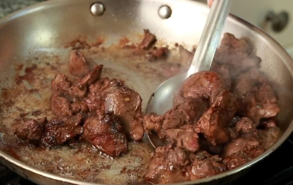 Паштет из куриной печени — recipe steps, step 4