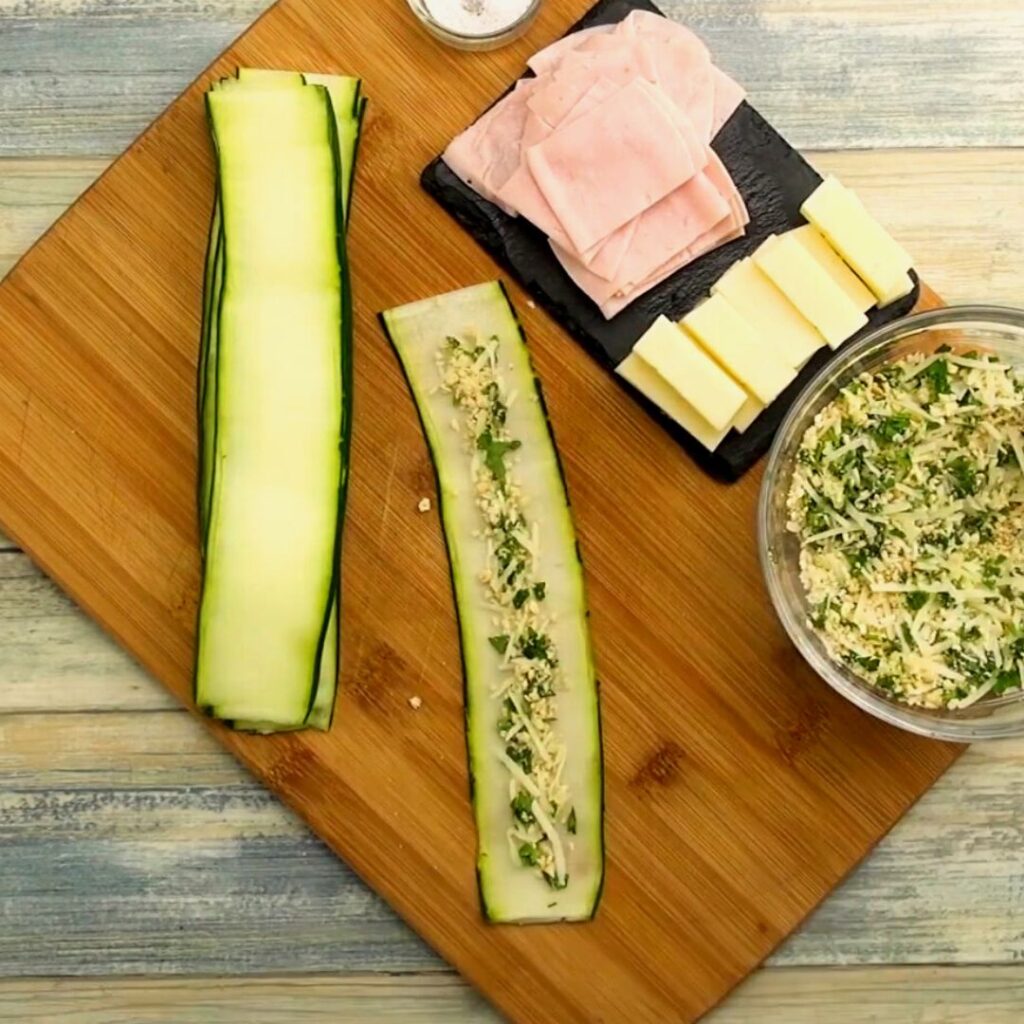 Рулетики из кабачков — recipe steps, step 3