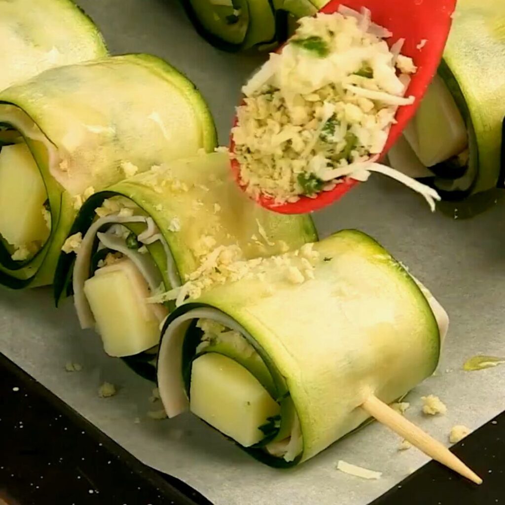 Рулетики из кабачков — recipe steps, step 6