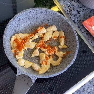 Салат из фунчозы — recipe steps, step 7