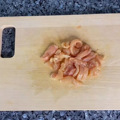 Салат из фунчозы — recipe steps, step 3