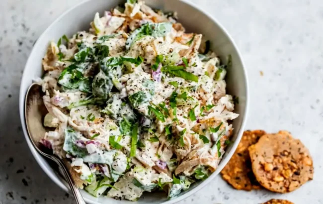 Салат з копченою куркою