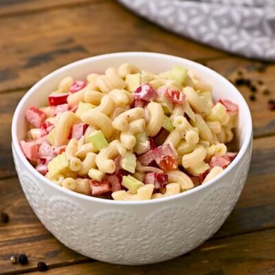 Салат с макаронами — пошаговый рецепт, основное фото