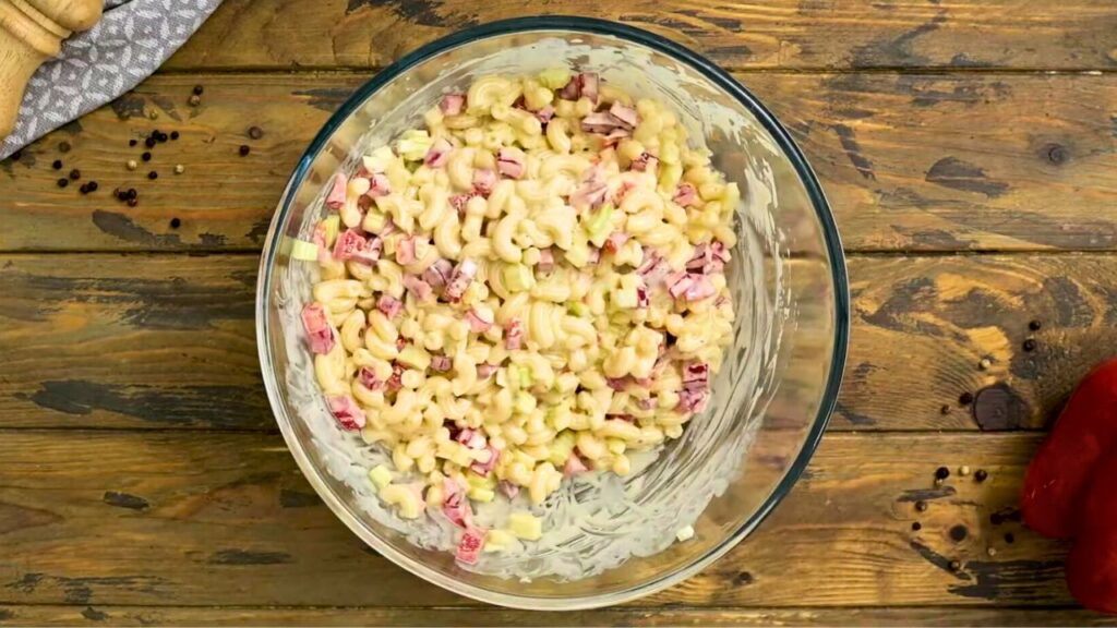 Салат с макаронами — recipe steps, step 5