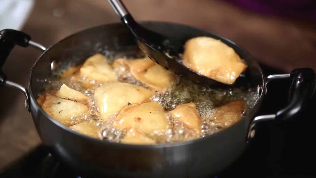 Жареная самса с фаршем — recipe steps, step 11