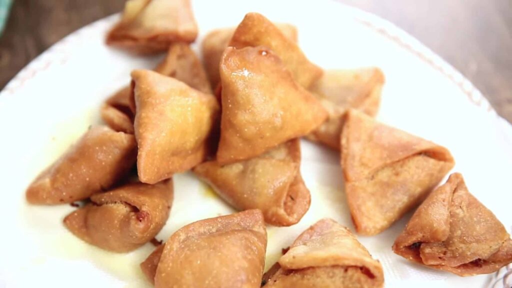 Жареная самса с фаршем — recipe steps, step 12