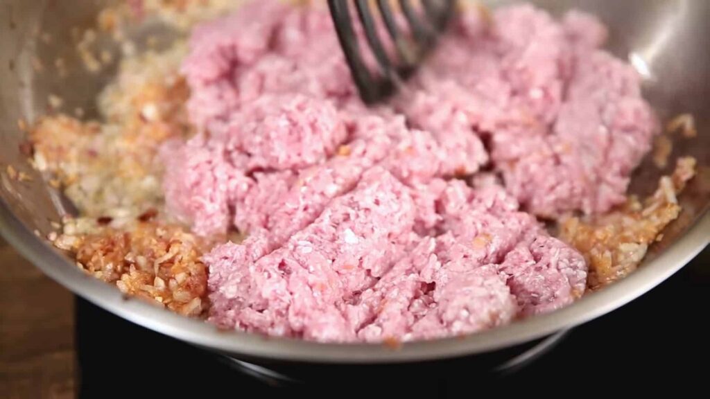 Жареная самса с фаршем — recipe steps, step 2