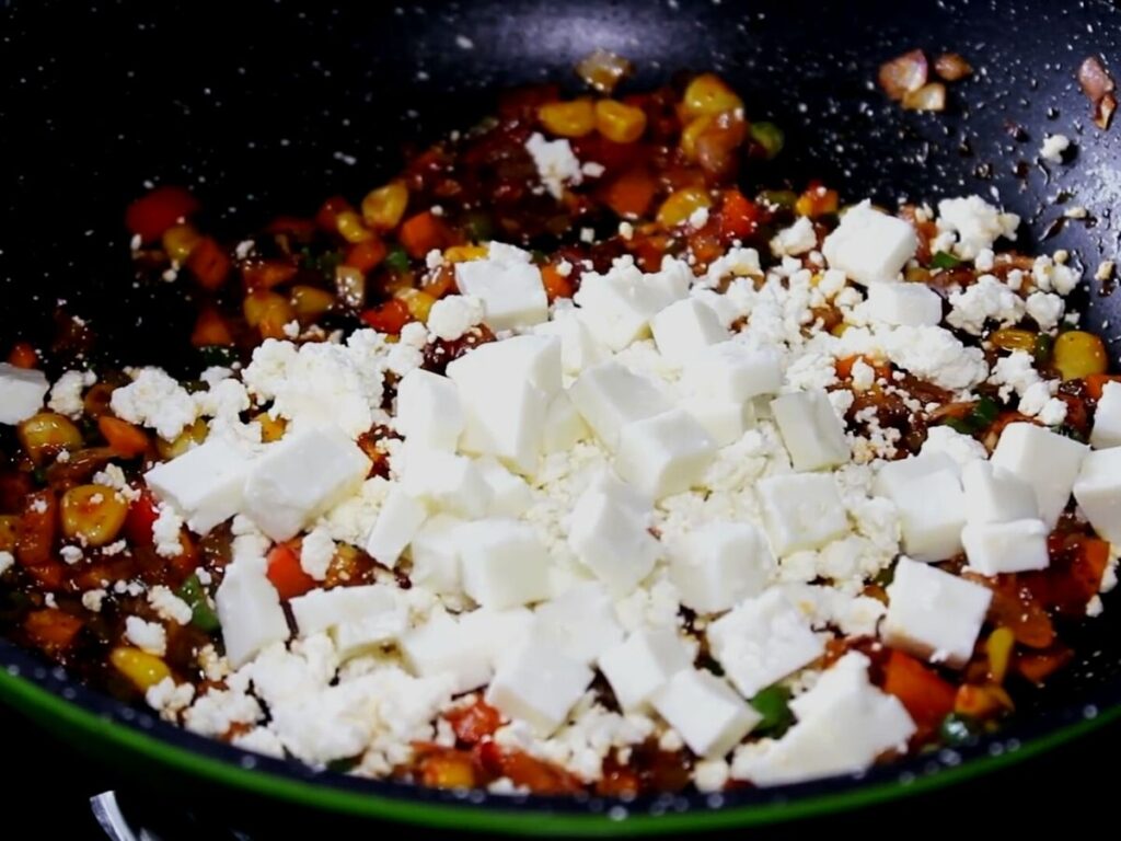 Сырные подушечки с овощами — recipe steps, step 4