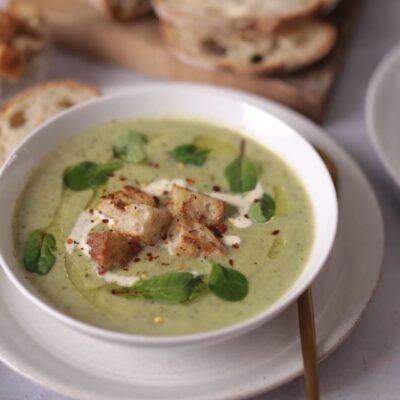 Суп-пюре из брокколи — пошаговый рецепт, основное фото