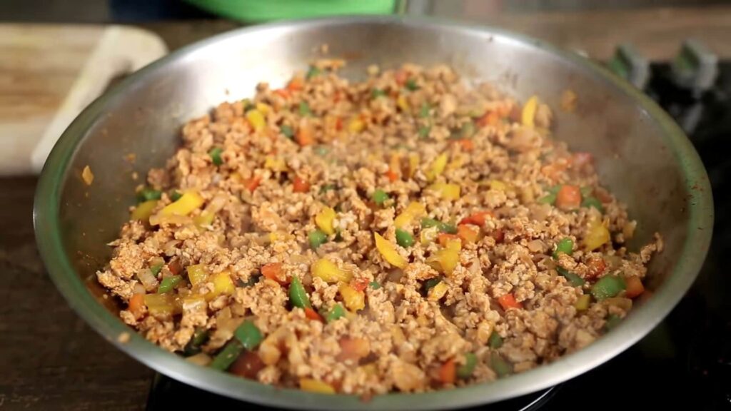 Тако с курицей — recipe steps, step 2