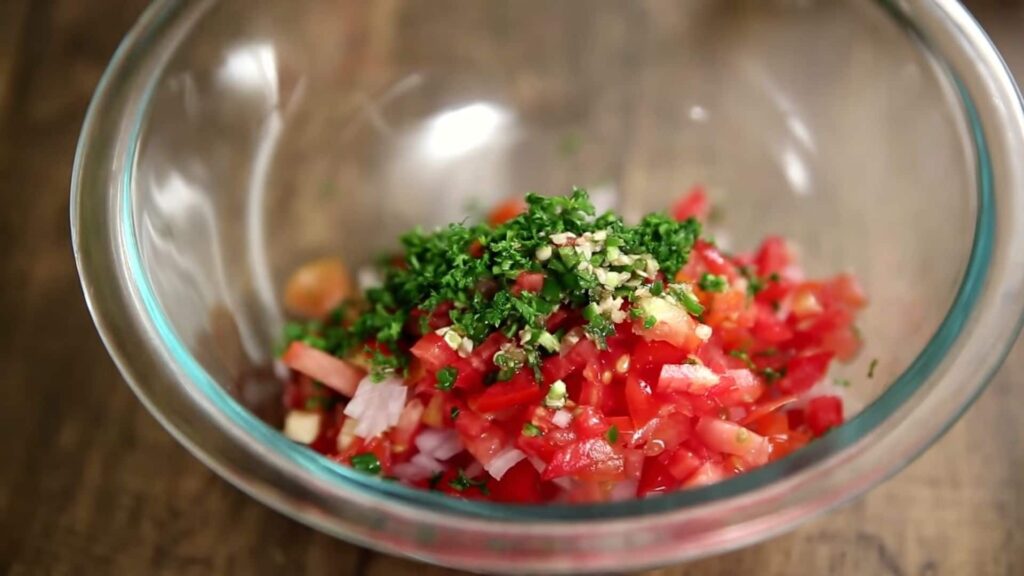 Тако с курицей — recipe steps, step 3