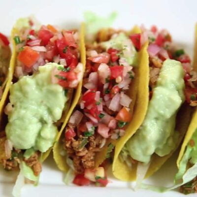 Тако с курицей — пошаговый рецепт, основное фото