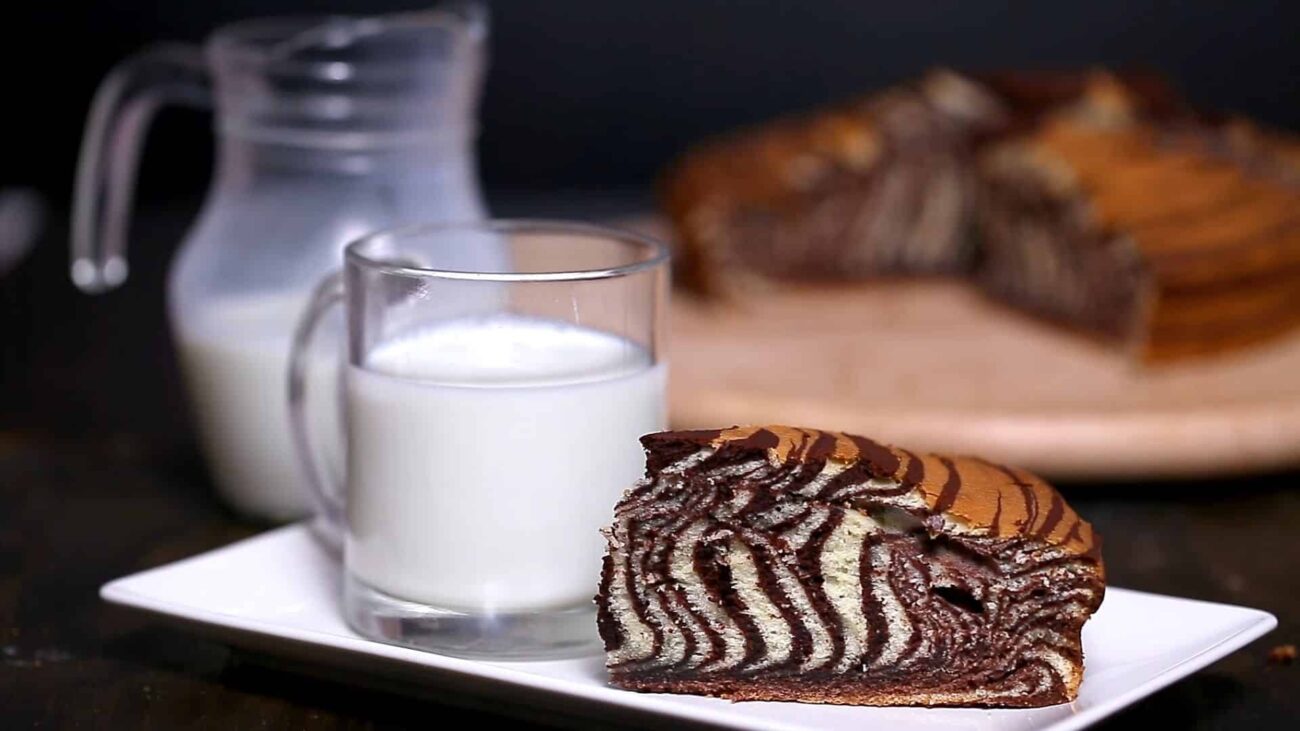 Торт Зебра — recipe steps, main photo