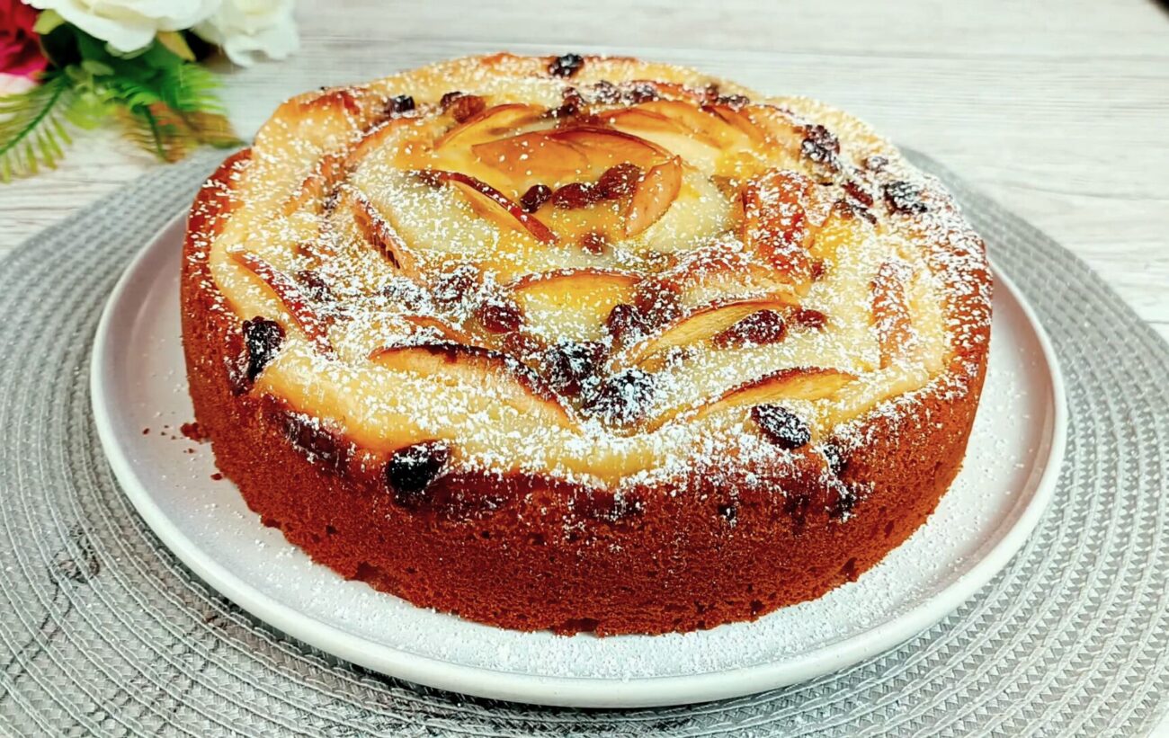 Яблочный пирог — recipe steps, main photo