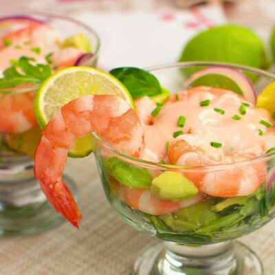 Закуска из креветок — пошаговый рецепт, основное фото