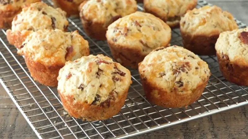 Маффины с беконом и сыром - шаг