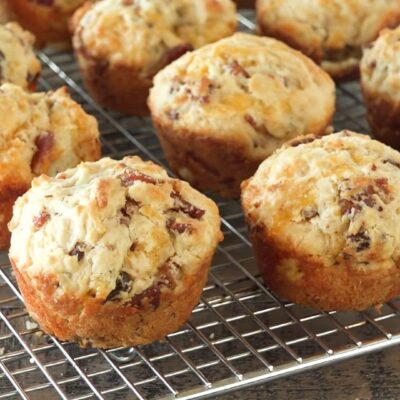 Маффины с беконом и сыром — пошаговый рецепт, основное фото