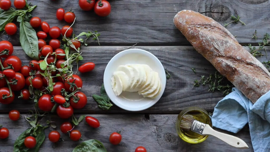 Брускетта с вялеными томатами — recipe steps, step 1